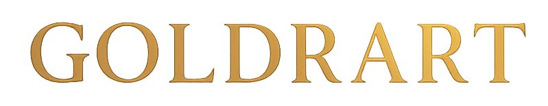 GoldrArt Name Logo